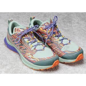 La Sportiva Janji Jackal II Trail Running Shoes Sneakers Green Orange Mens 11.5